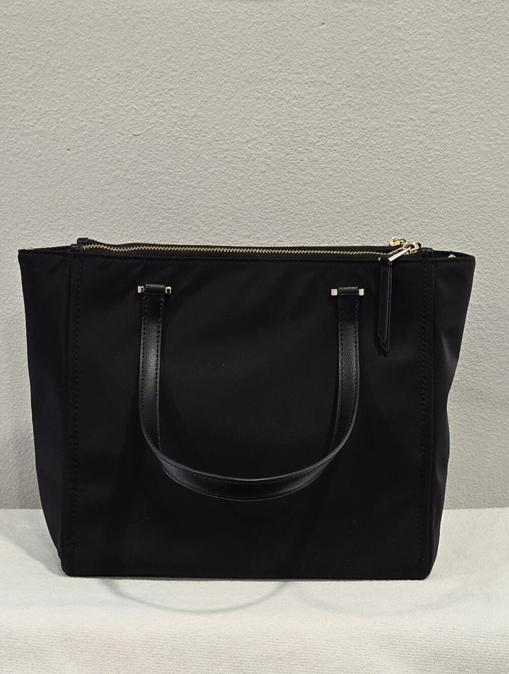 kate spade New York Black Nylon Satchel with Crossbody Strap - Picture 3 of 15